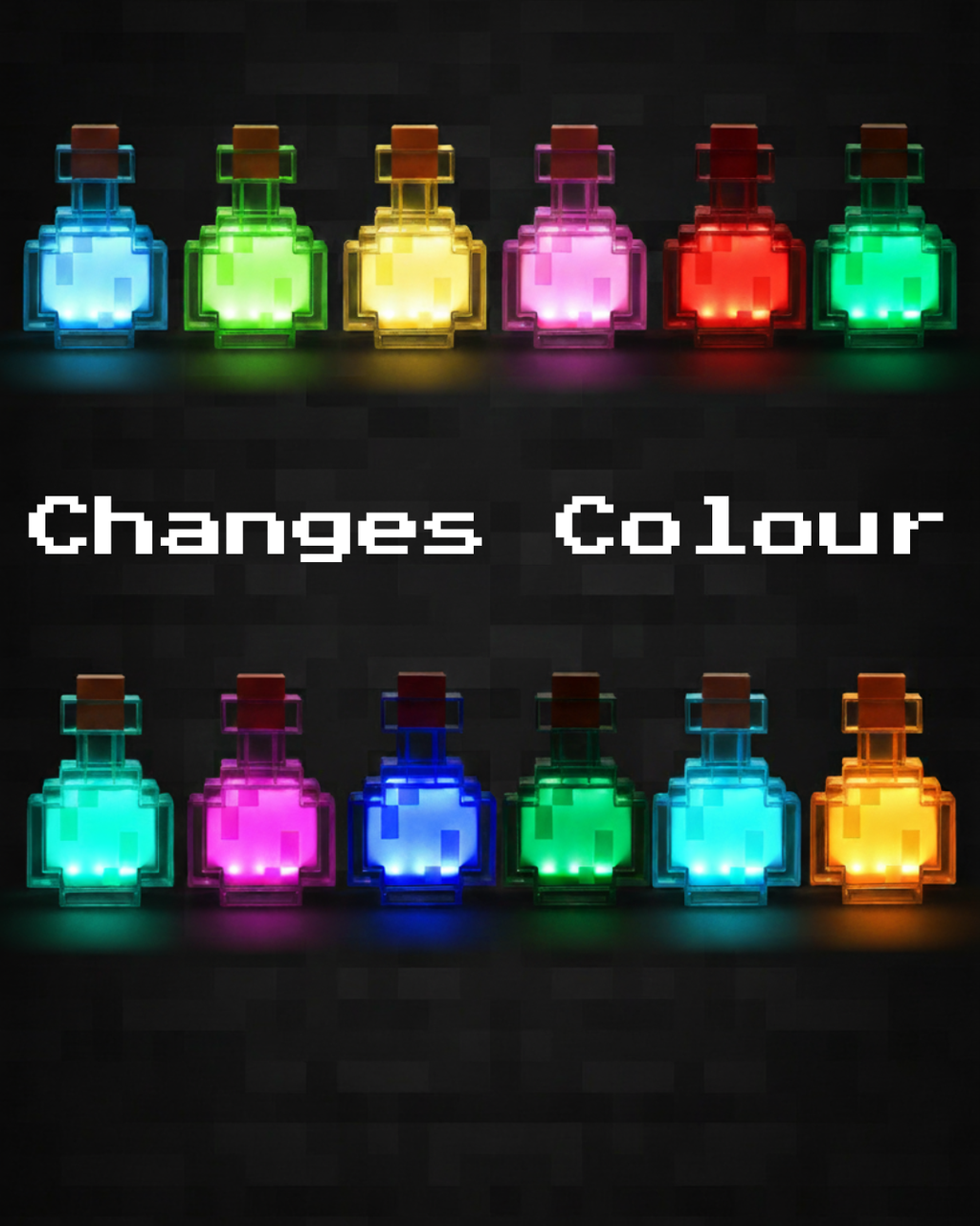 Cubit 8-Color Pixel Potion Lamp