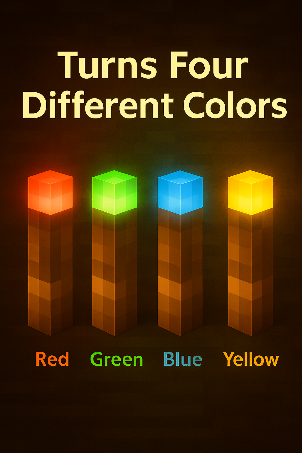 Cubit 8-Color Pixel Torch Lamp